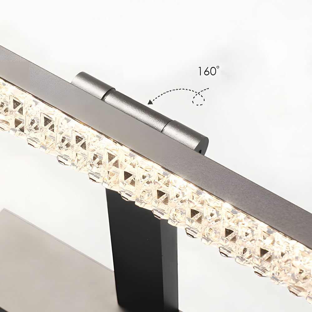1-Light Adjustable 160° Acrylic Bar LED Vanity Lights with 3 Step Dimming