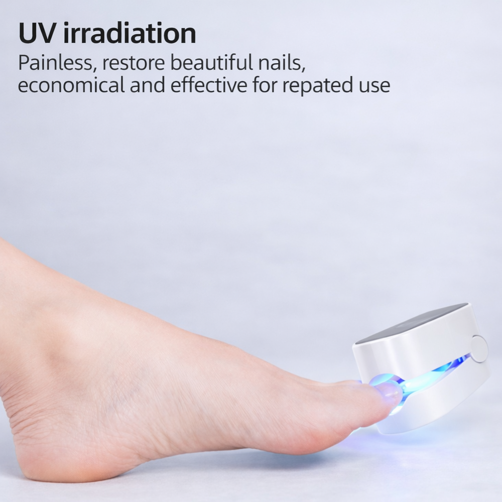 Nail Treatment Clip with Blue Light for Fungal and Lime Nails