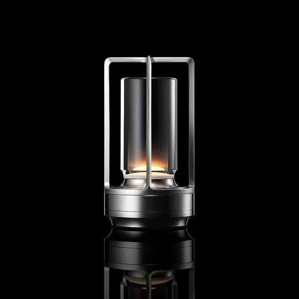 LuxeGlow – Wireless Nordic Table Lamp for Any Setting