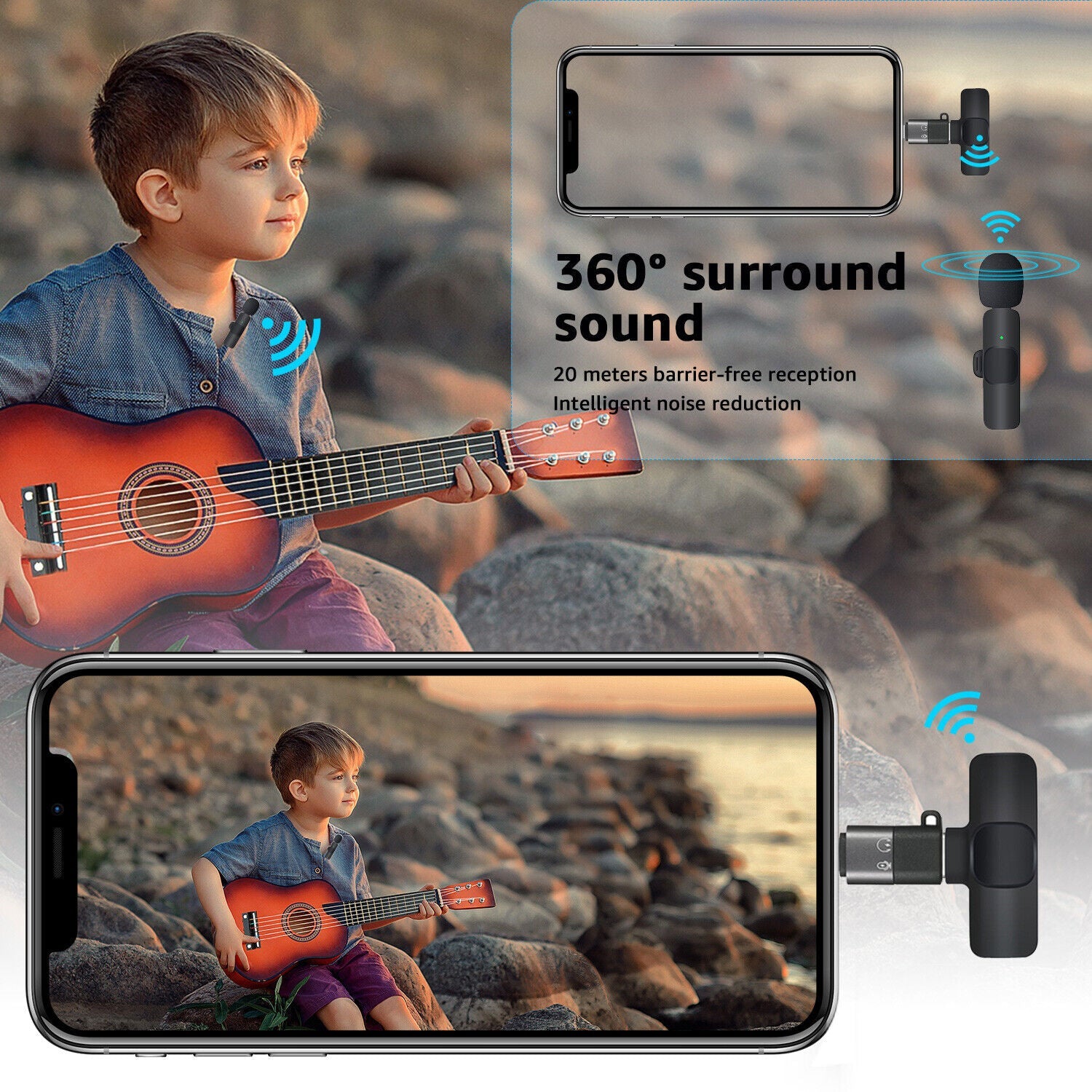 Clip-On Condenser Microphone