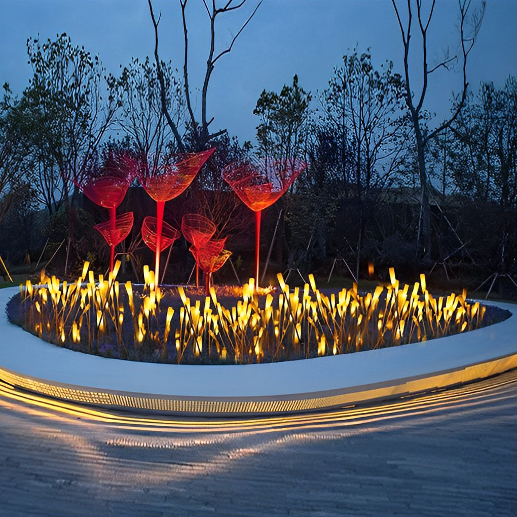 10pcs Waterproof Acrylic Frosted Taavita Outdoor Lawn Stick Lights Lamp