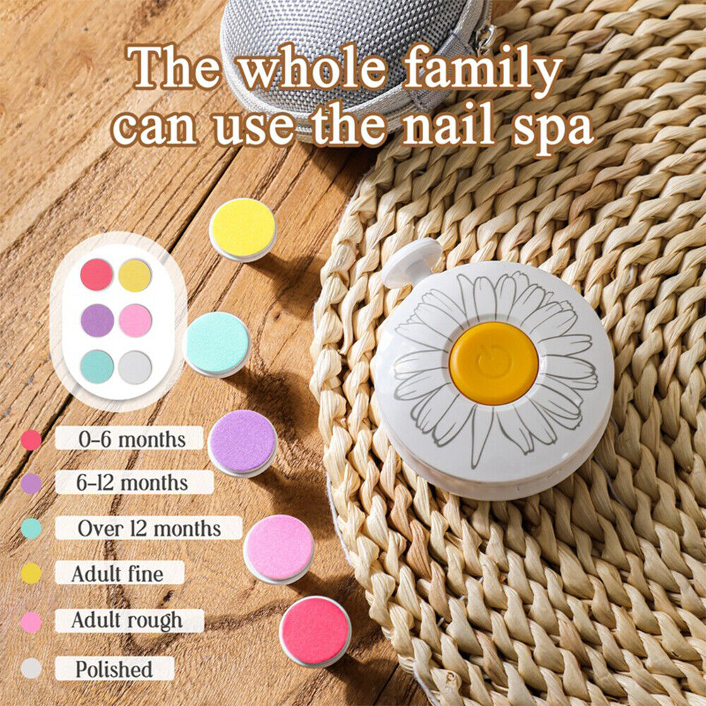 Gentle Baby Nail Care Set with 6 Specialized Heads