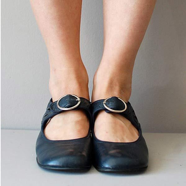 Timeless Comfort Leather Sandals with Adjustable Buckle