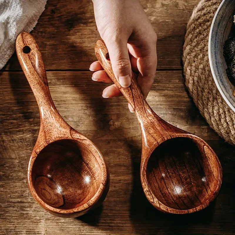 Large Wooden Multi-Purpose Scoop - 1pc – Enhance Your Kitchen Efficiency with Our Durable Wood Tool