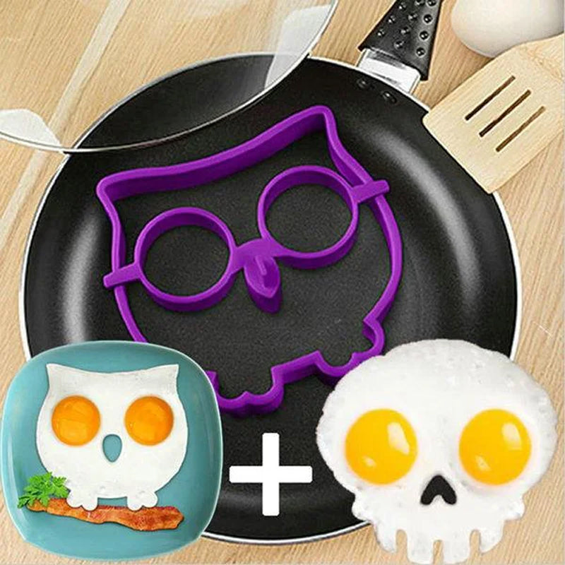 Halloween Silicone Egg Mold for Spooky Breakfast Fun