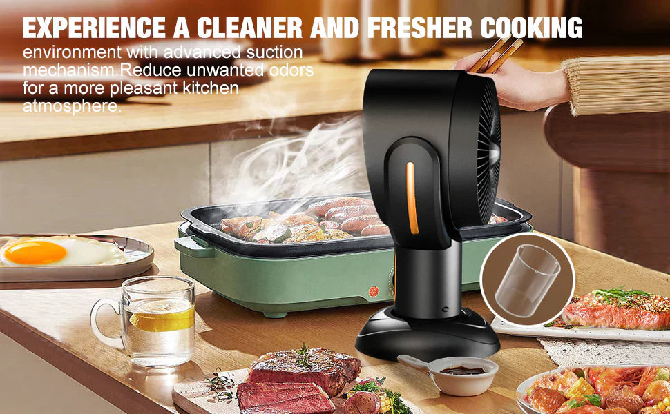 Compact Ventilation Fan | Portable Kitchen Air Cleaner