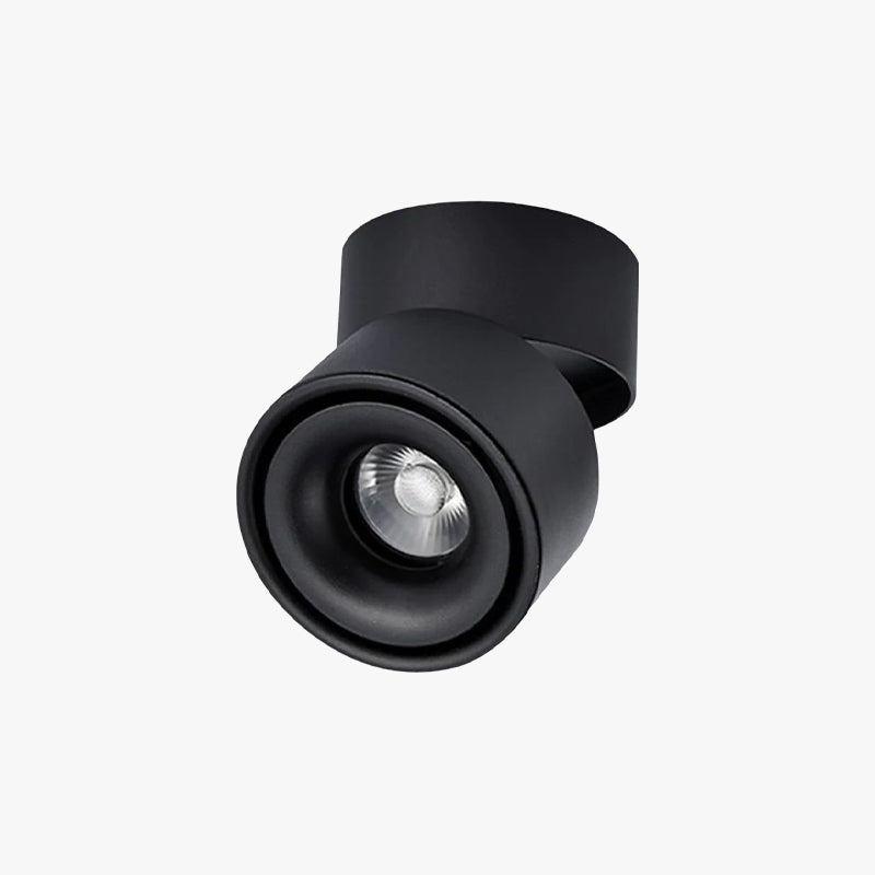 Modern Swivel Ceiling Spotlight in Black and White – LED Design