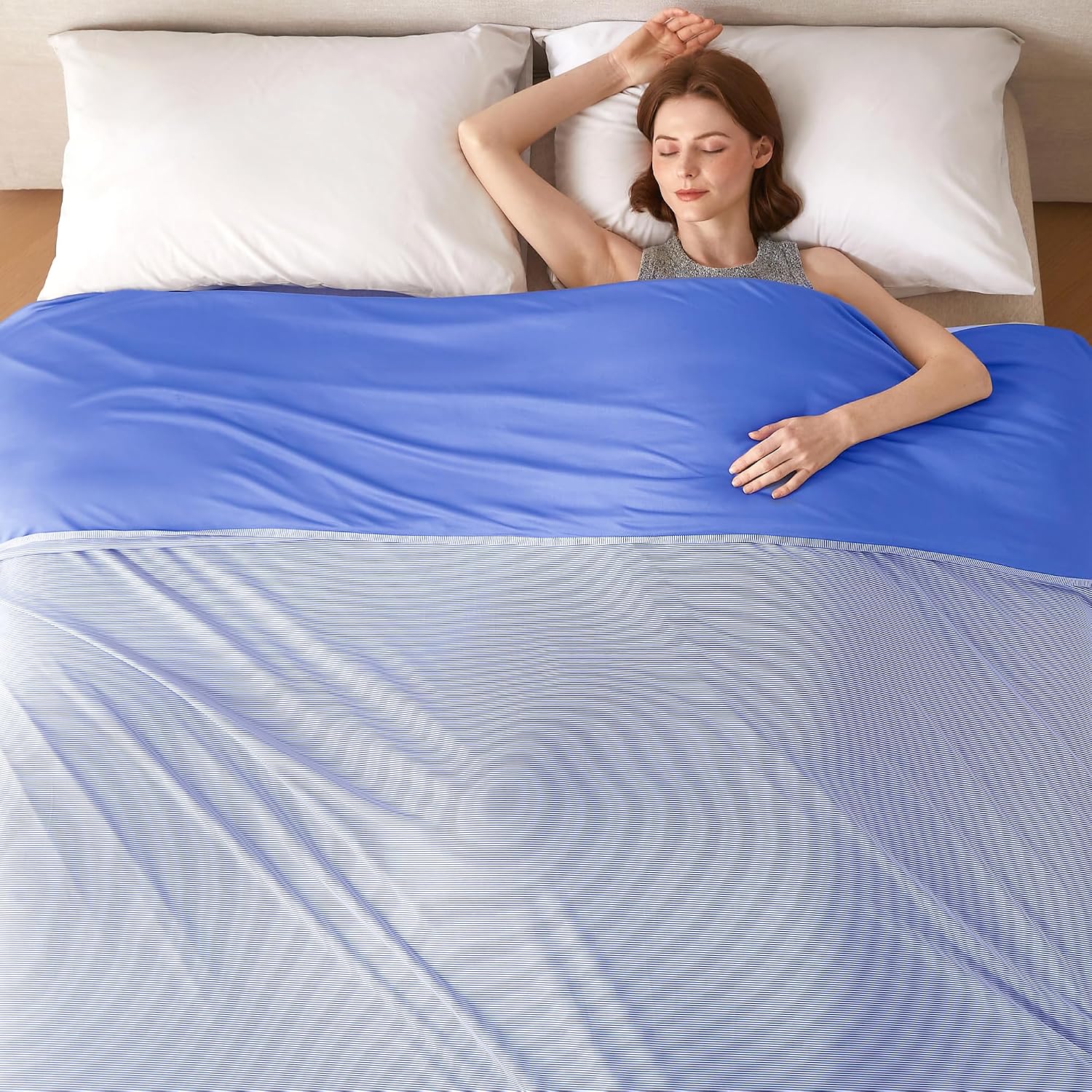 Breathable Cooling Blanket for Hot Sleepers – Lightweight Summer Throw