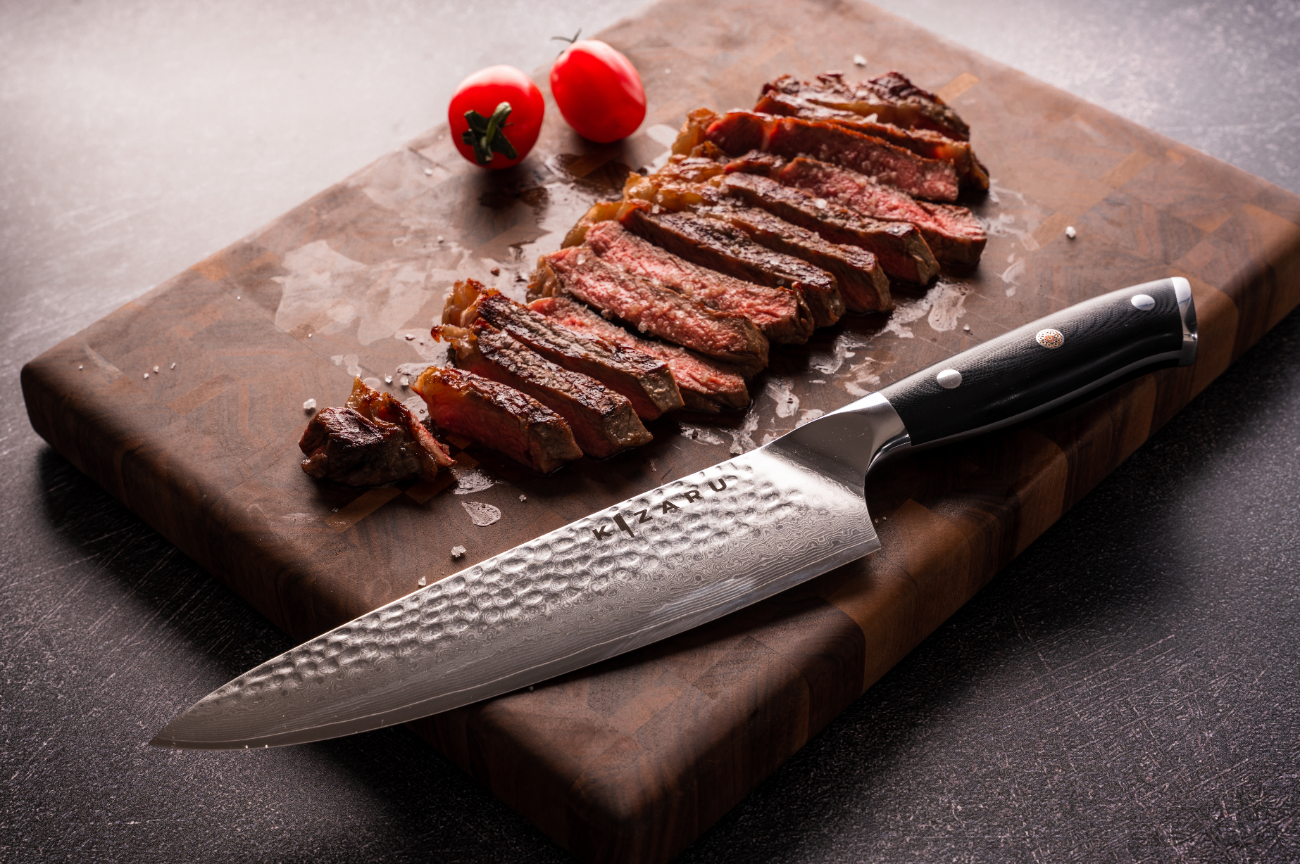 Ryzensta — Damascus Steel Kitchen Knife Set with Precision Blades