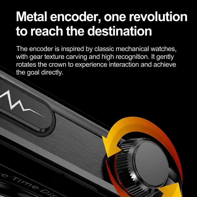 Smartwatch with ECG, Heart Rate, Blood Oxygen & Sleep Monitor - IP68, Bluetooth Calling, 650mAh, 2.04" AMOLED