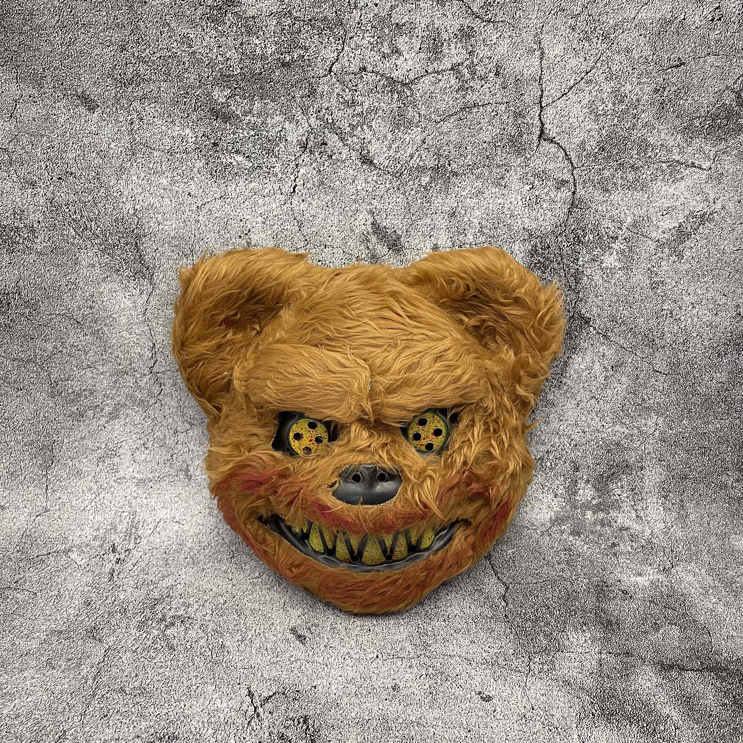 Blood-Splattered Animal Halloween Mask Lightweight Costume Accessory
