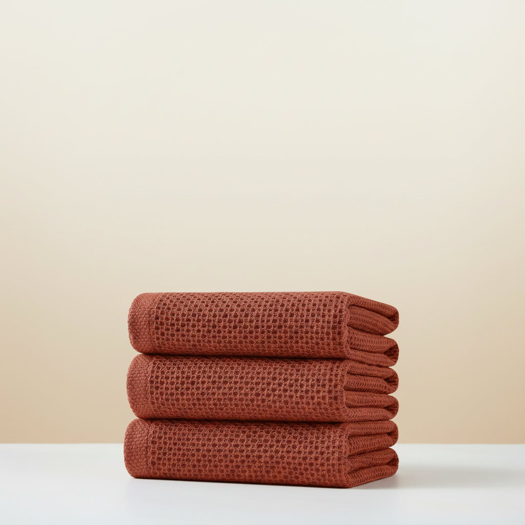 Premium Cotton Kitchen Cloths Set – Highly Absorbent Waffle Texture
