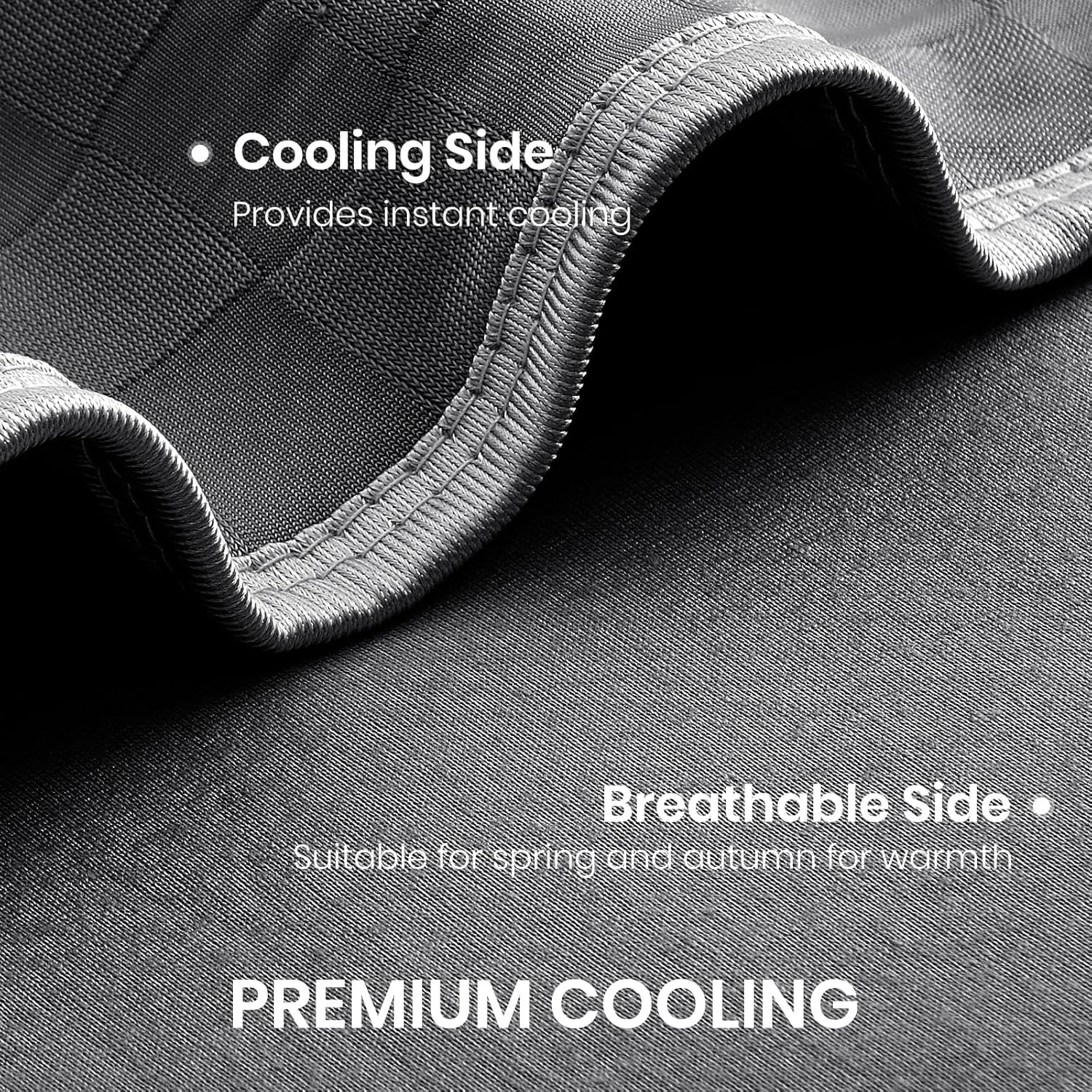Cooling Blanket with Arc-Chill Fabric Technology for Hot Sleepers - Soft & Lightweight
