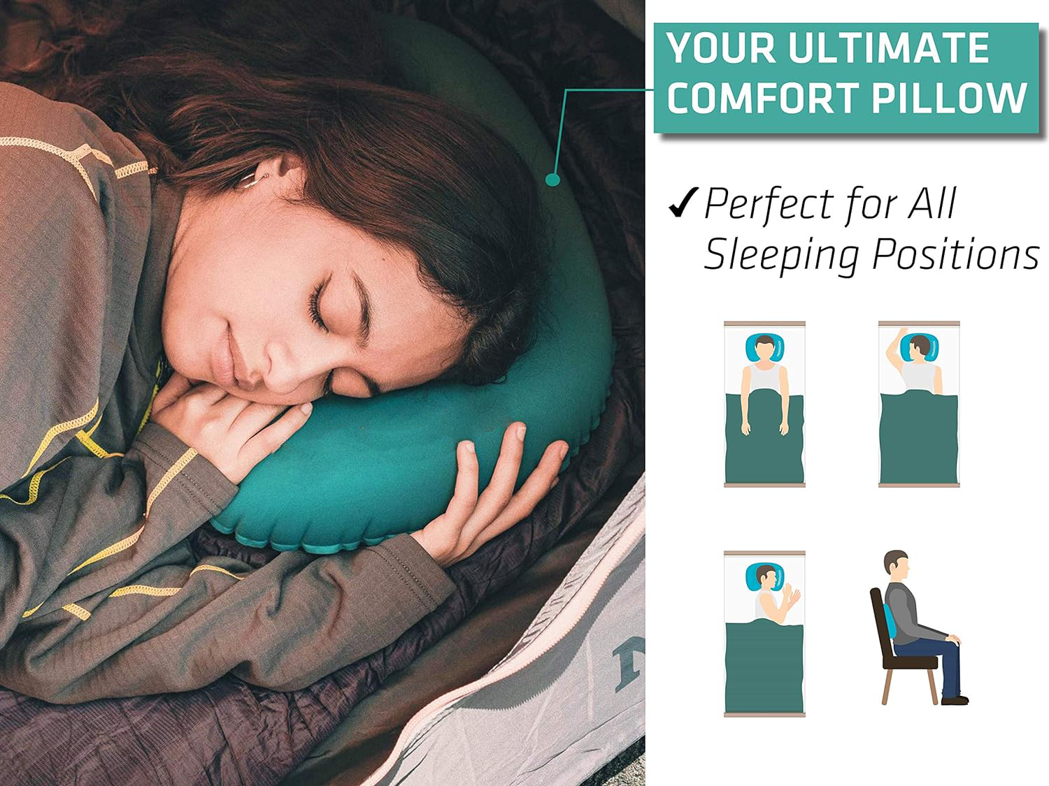 Camping and Hiking Travel Pillow