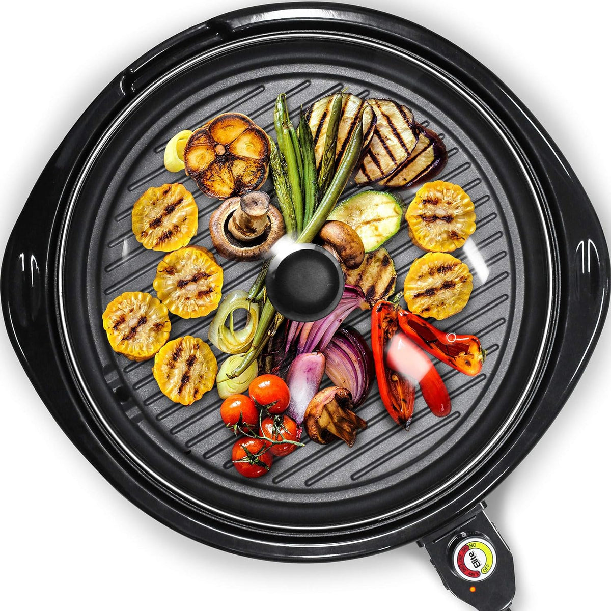 Nonstick Electric Tabletop Grill – Smokeless Cooking Solution