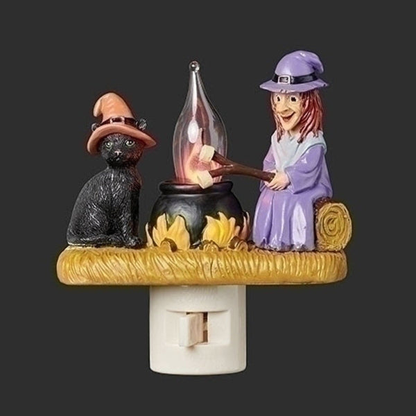 Halloween LED Flame Lamp with Realistic Flickering Campfire Effect