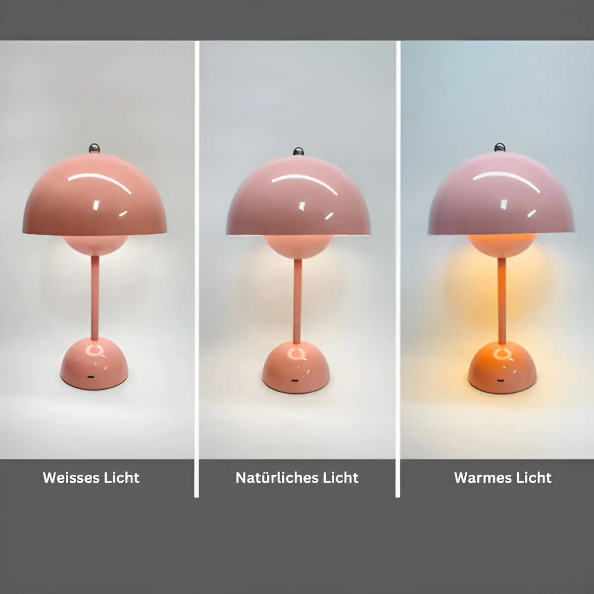 Table Lamp | Gold-Plated Base & Adjustable Light | Dome Globe Design | Energy Efficient 5W