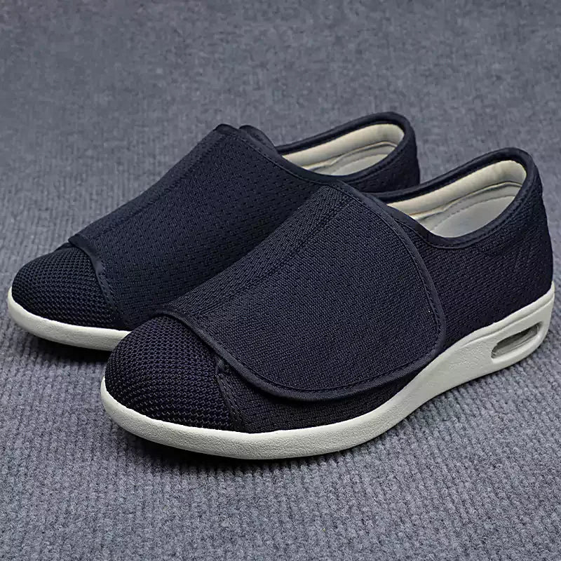 Orthopedic Slip-On Shoes | Hook-and-Loop Closure | Cushioned Support & Stability | Comfortable Fit