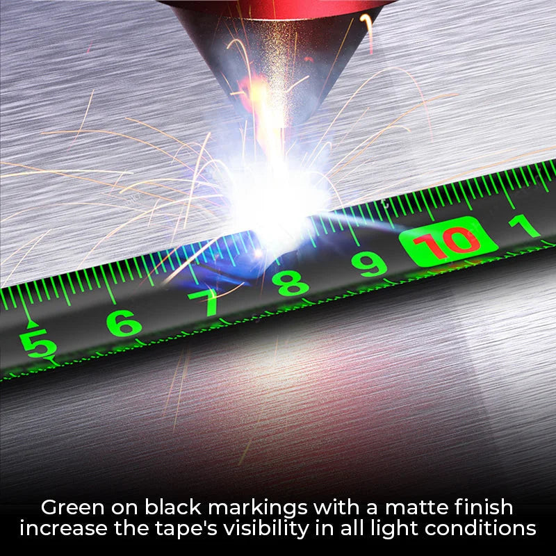 Steel Measuring Tape with Fluorescent Markings
