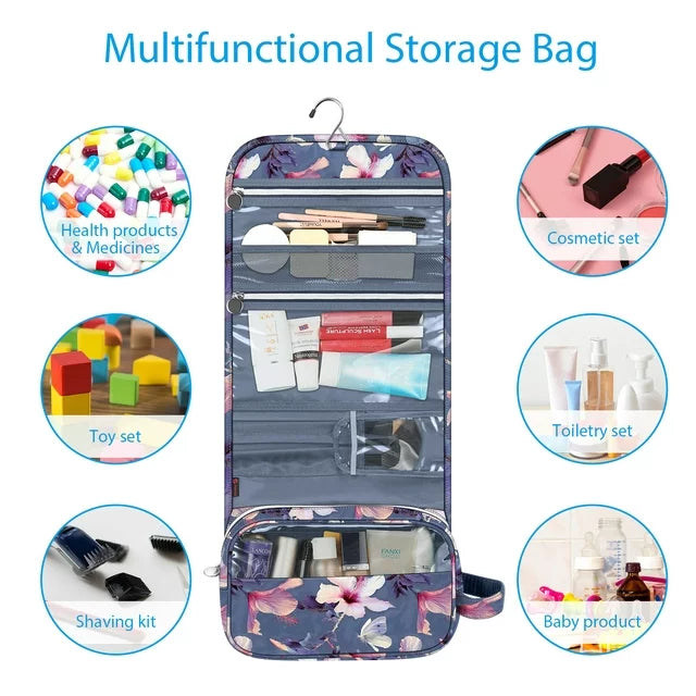 Portable Makeup Storage Bag for Hanging