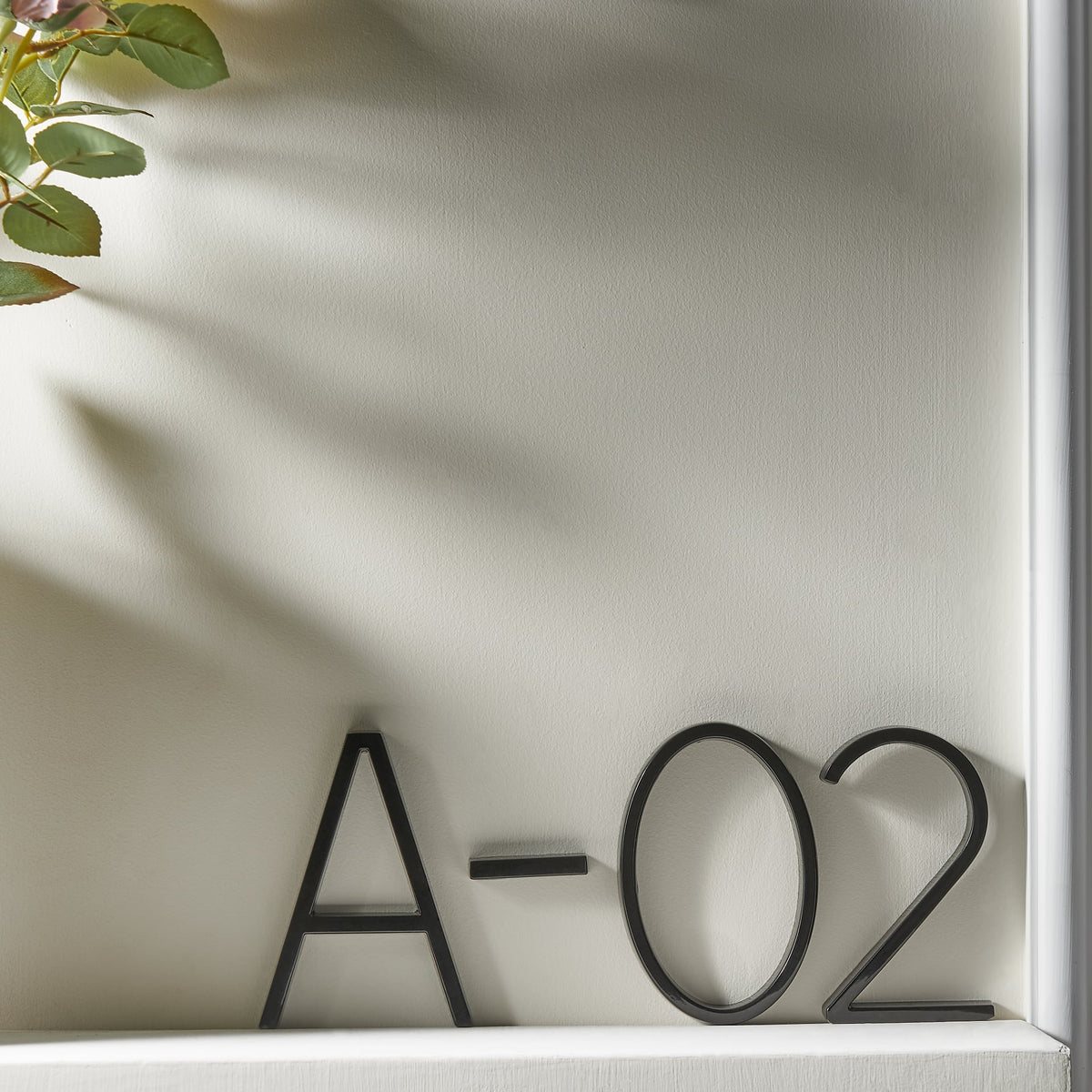 Meraki Address Numbers — Sleek Black Zinc Alloy House Numbers