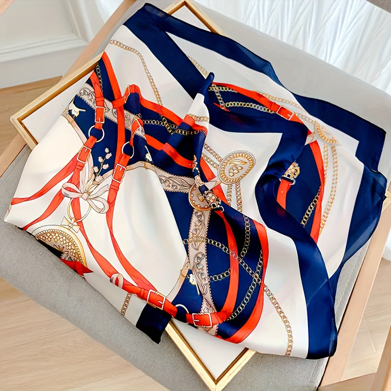 Square Scarf | Breathable | Sun Protection Accessory | Polyester