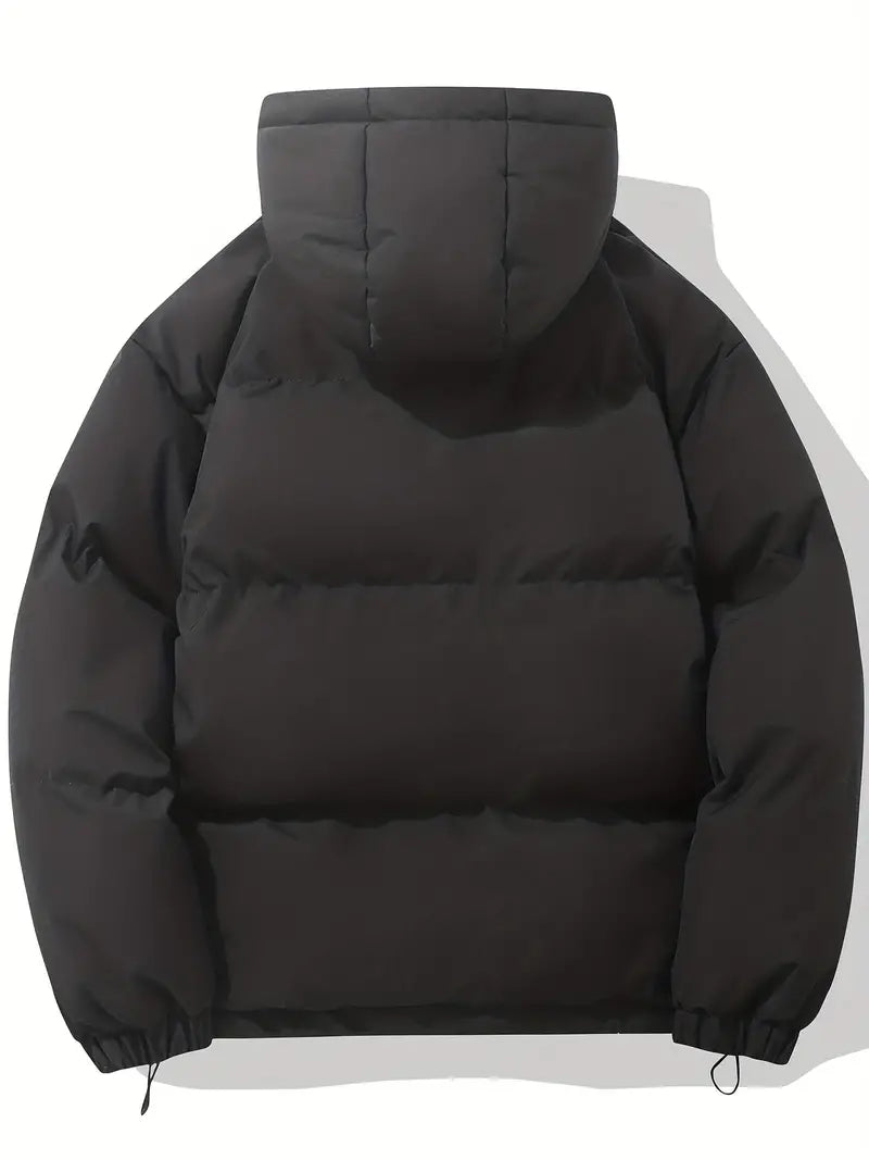 Hooded Puffer Jacket | Quilted Lightweight Insulation | Zipper Closure & Adjustable Hem | Warmth and Comfortable Fit