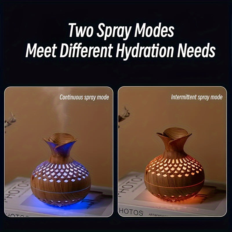 Natural Essence USB Humidifier – Aromatherapy Lamp for Home & Office