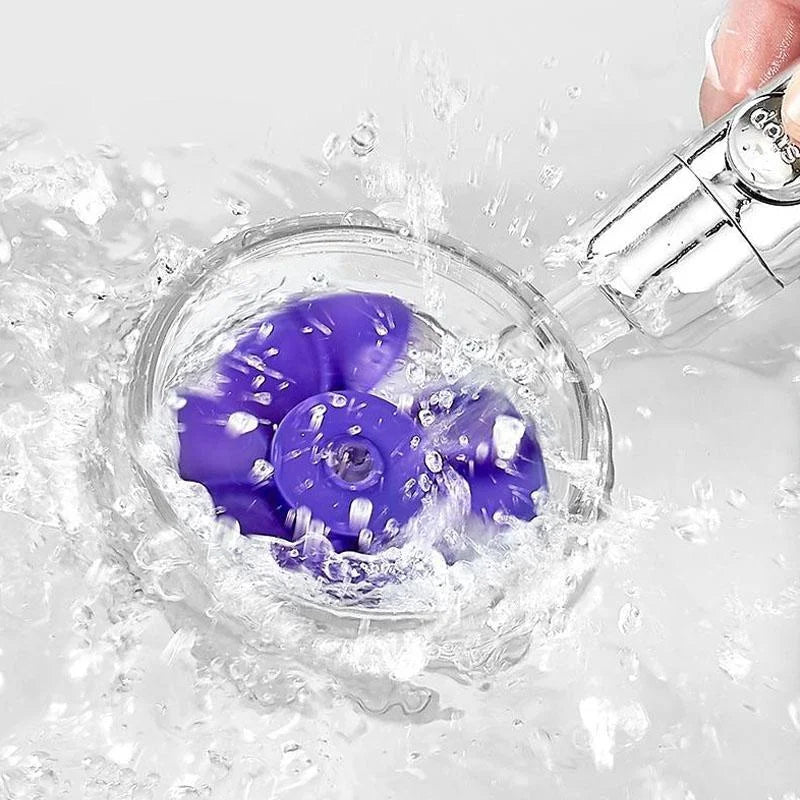 Power Shower Head with 360° Rotation
