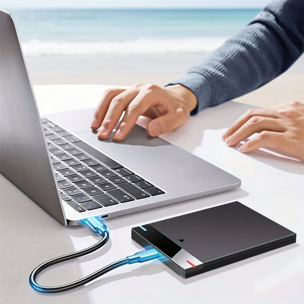 Compact 320GB Portable SSD for Effortless File Management