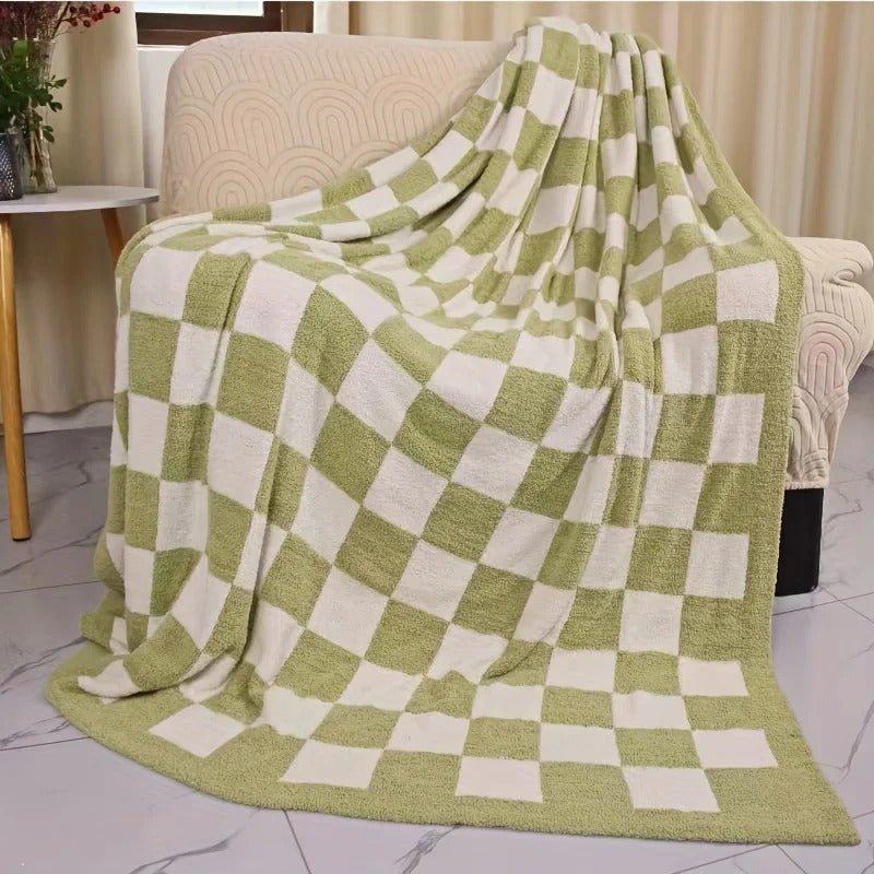 Fleece Blanket | Reversible Diamond | Cozy Warmth Comfort | Soft Fleece