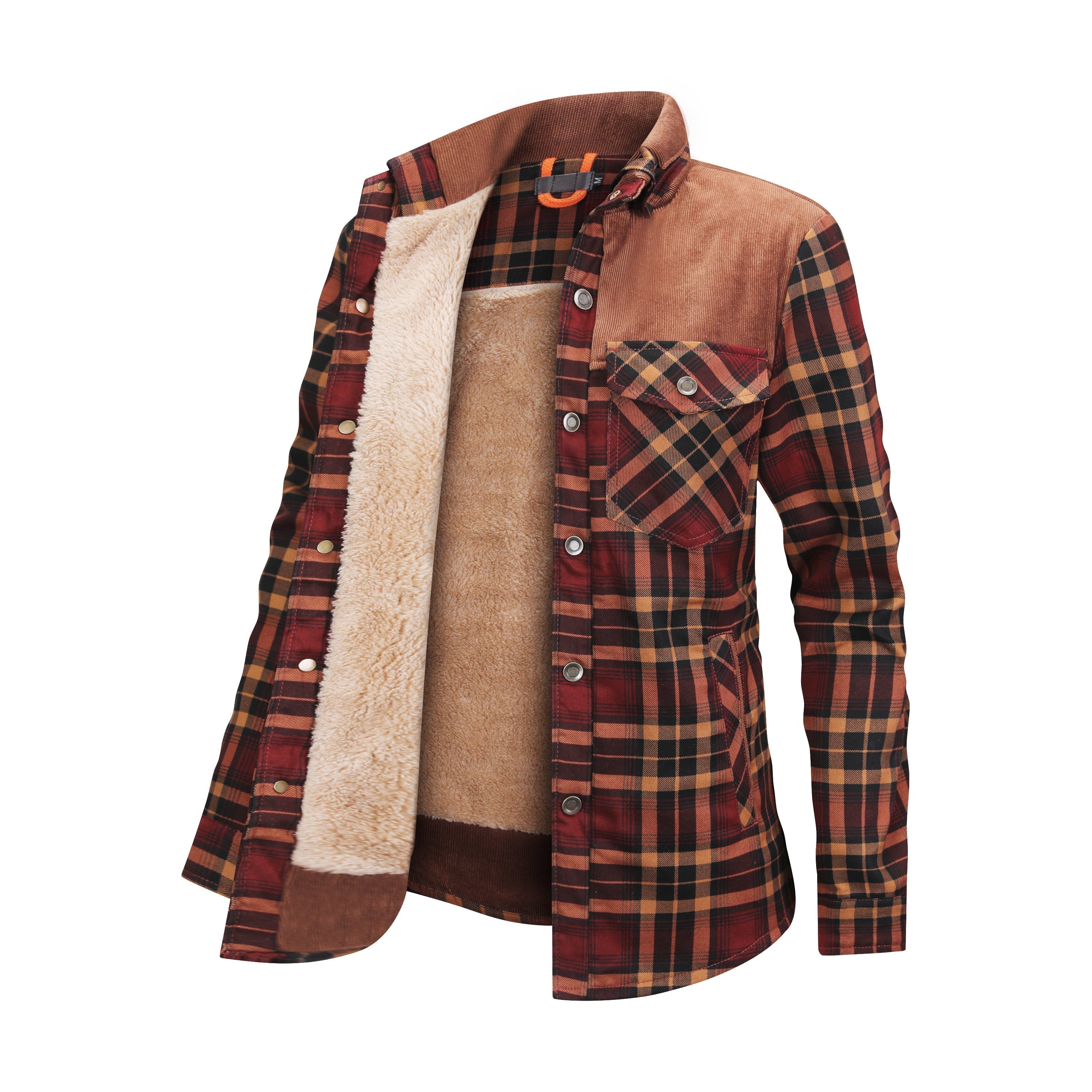 Men's Flannel Shirt | Insulated | Winter Warmth Retention | Fleece-Lined