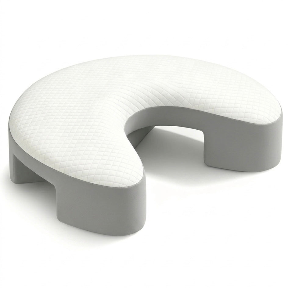 Memory Foam Pillow for Side Sleepers with Shoulder Cutout - Hypoallergenic & Washable