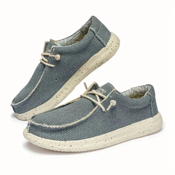 Men’s Slip-On Shoes | Breathable Knit Mesh Upper & Lace Closure | Durable Materials | Comfortable Fit for All-Day Wear