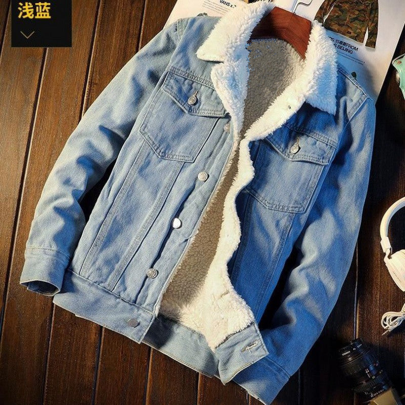 Men's Denim Jacket | Fleece Lined | Warm and Comfortable | Cotton