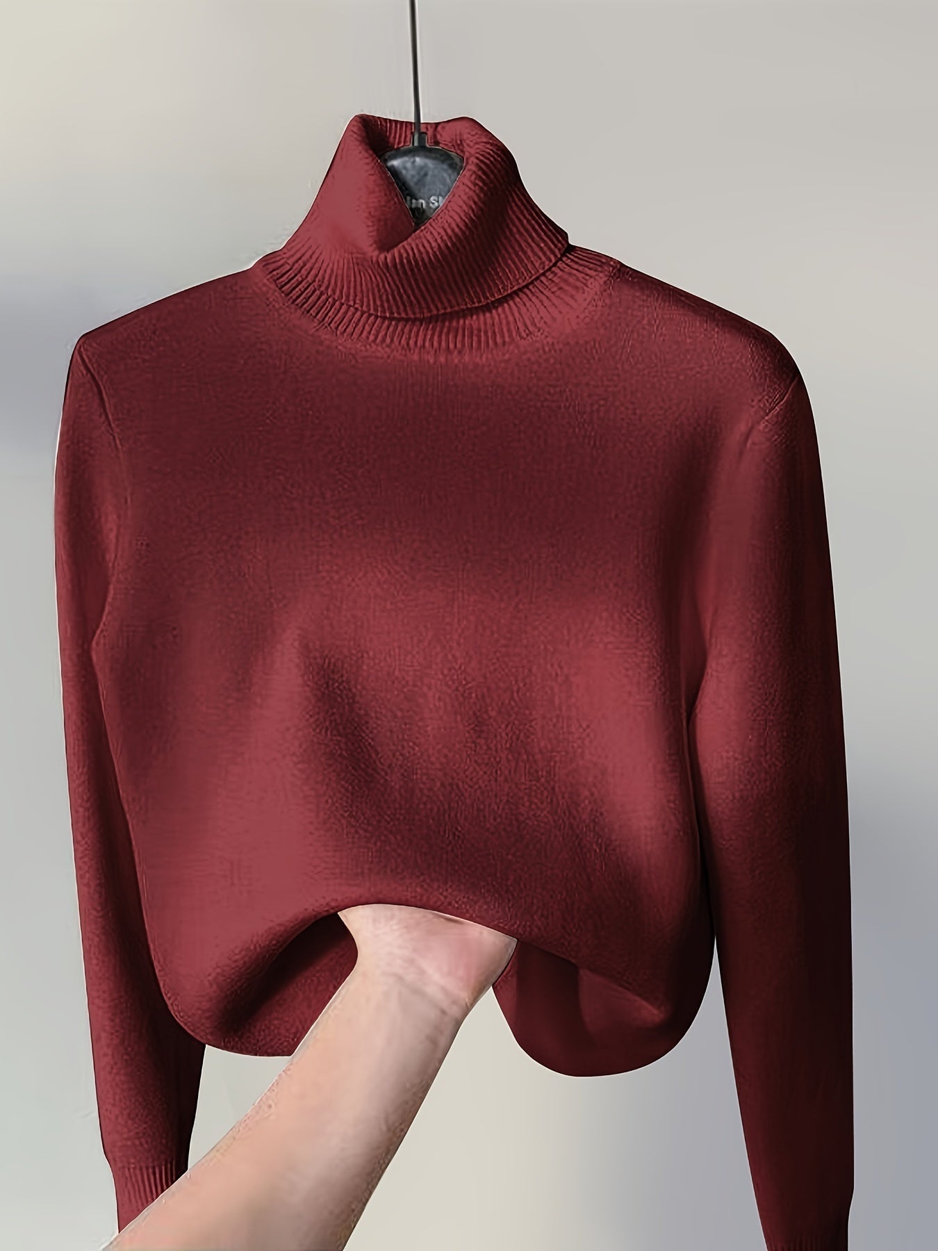 Turtleneck Sweater | Thick Knit | Extra Warm Comfort | Fabric