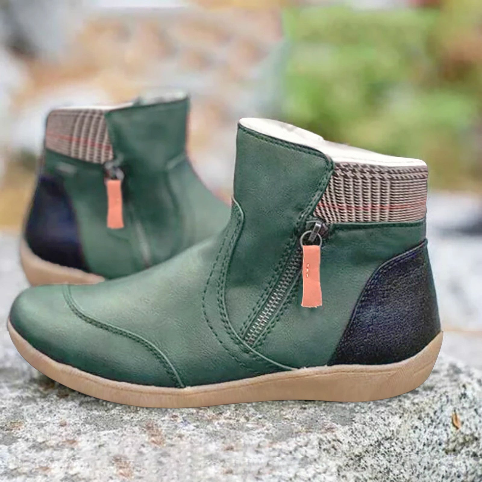 Women's Orthopedic Boots | Waterproof Leather & Non-Slip Sole | Pain Relief for Foot Conditions