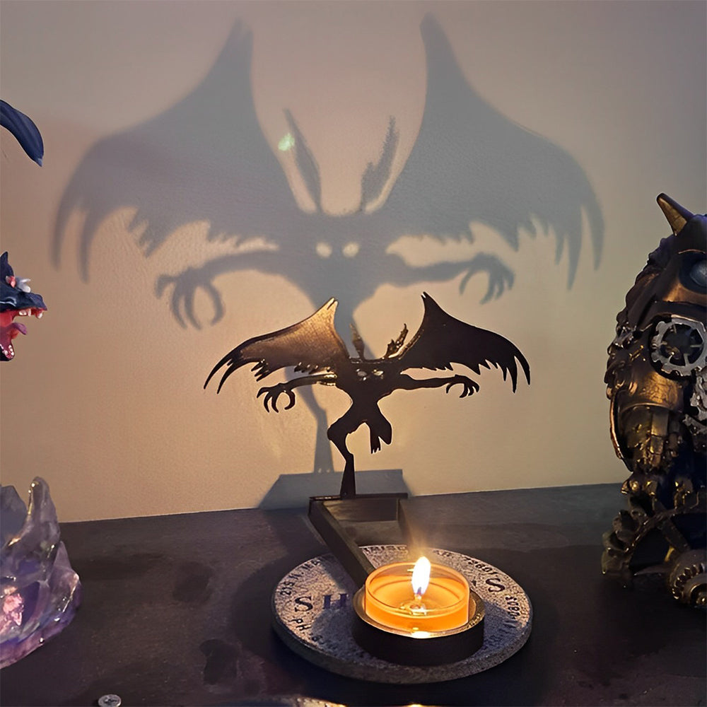 Halloween Metal Candle Holder Decorative Pumpkin Skull Design
