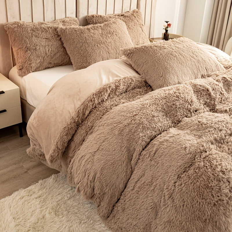 Quilt Cover Set | Wrinkle-Resistant | Soft Cozy Warmth | Polyester