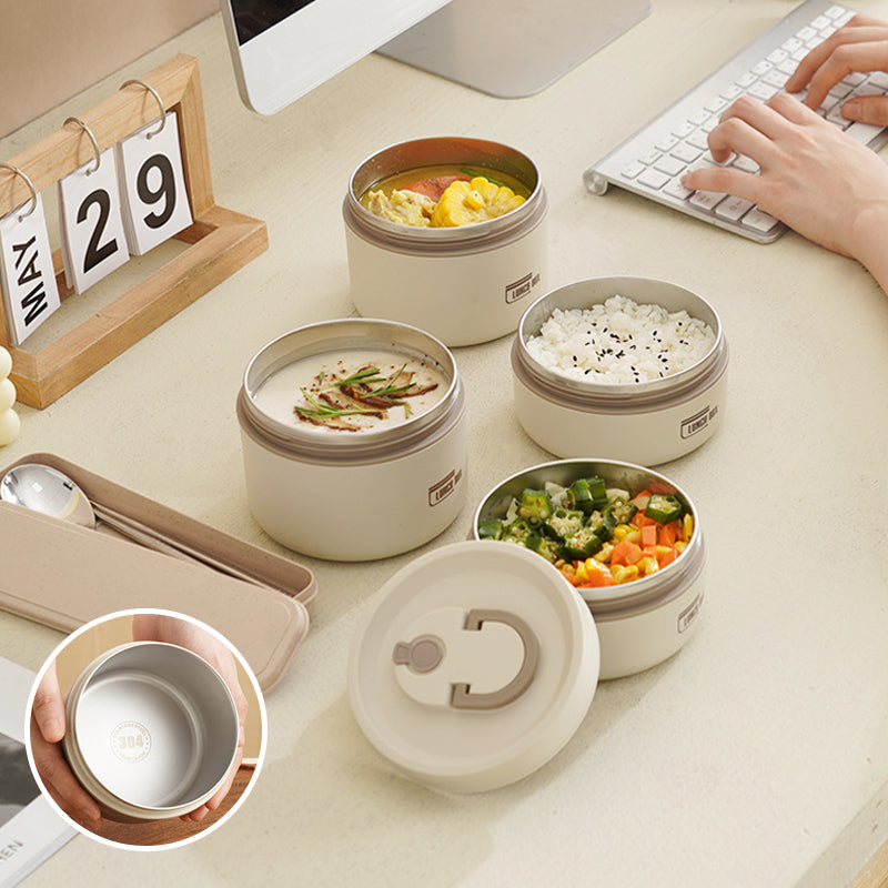 Nivaro — Insulated Stainless Steel Lunchbox with Leak-Proof Bag