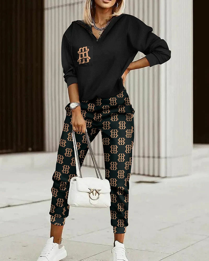 Women’s Tracksuit Set | Moisture-Wicking Fabric | Two-Piece Jogger Set | Comfortable Fit