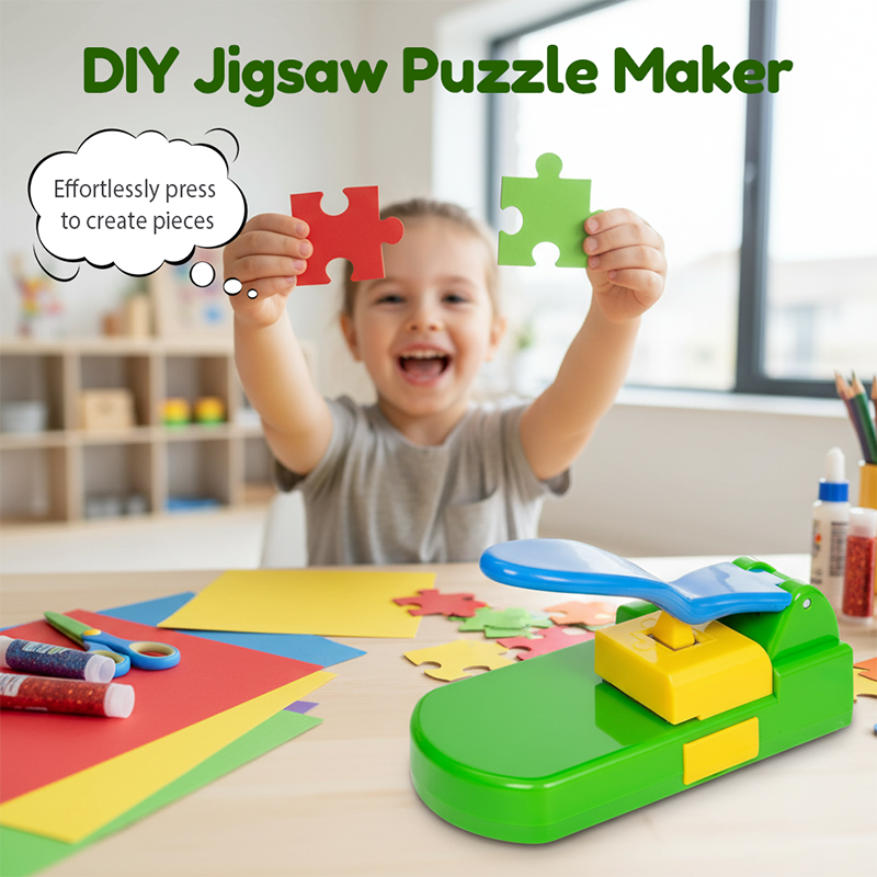 Custom Puzzle Creator with Convenient Storage Solution