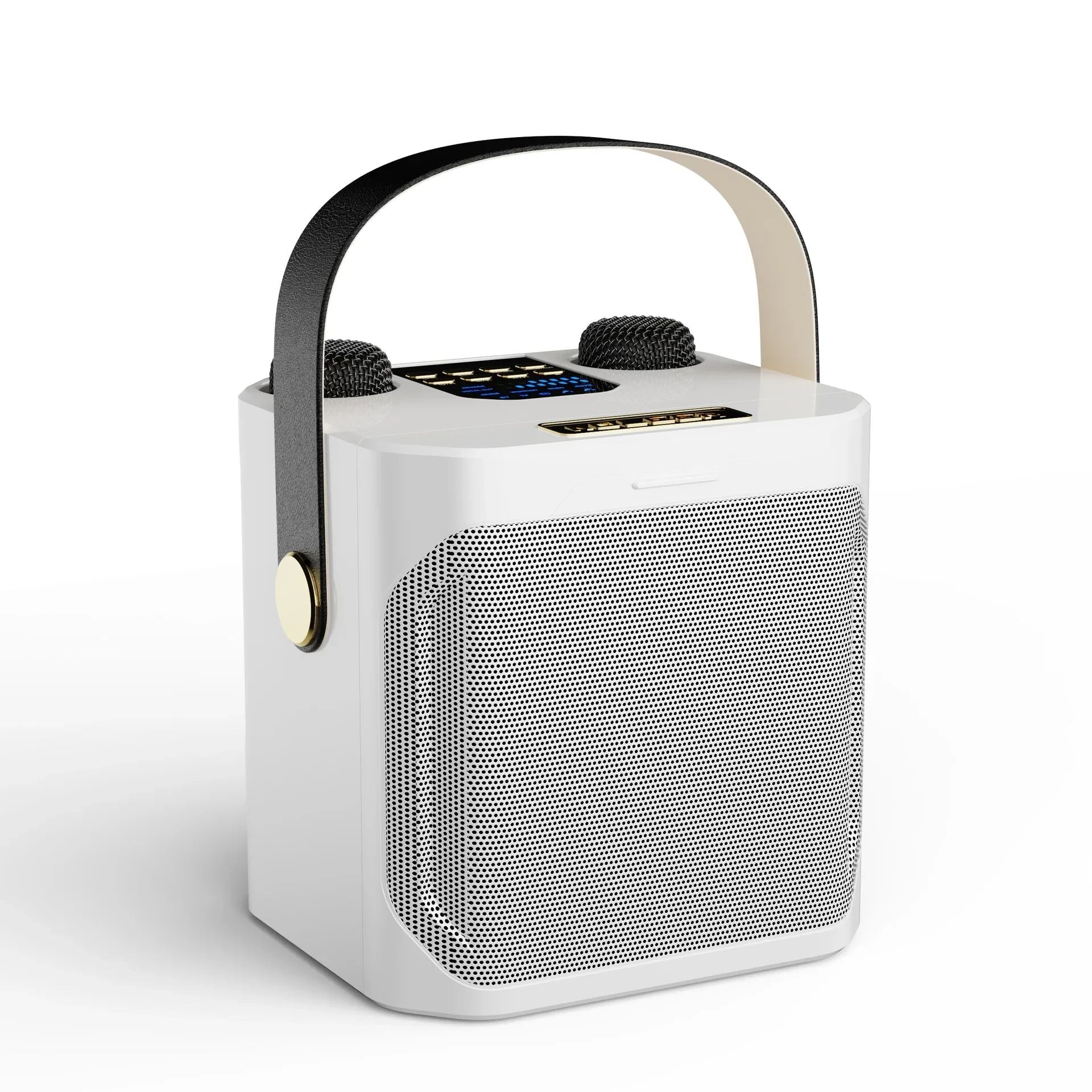 Portable 360° Bluetooth Speaker for Karaoke Enjoyment