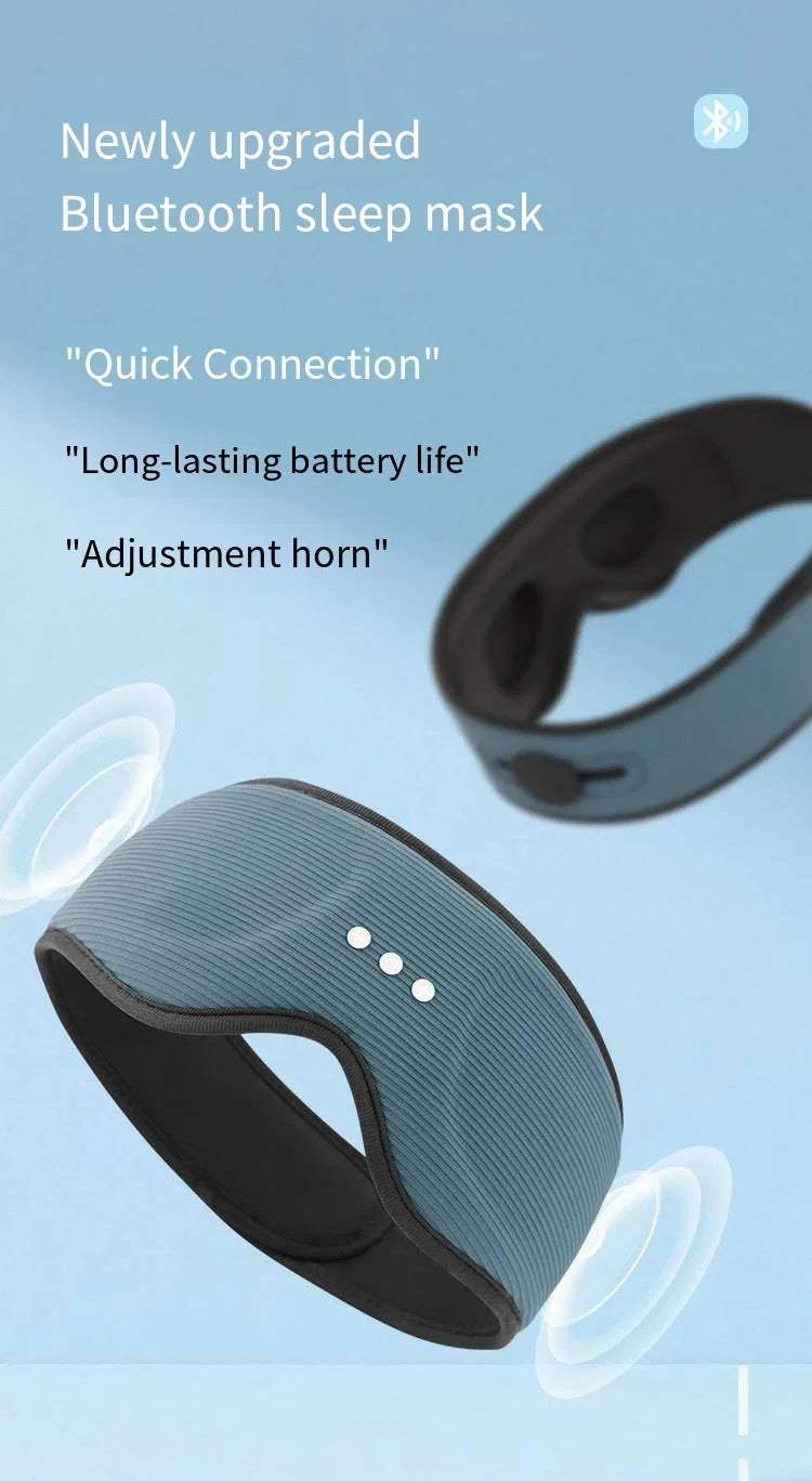 3D Contoured Eye Mask with Memory Foam and Wireless Bluetooth Music for Relaxation