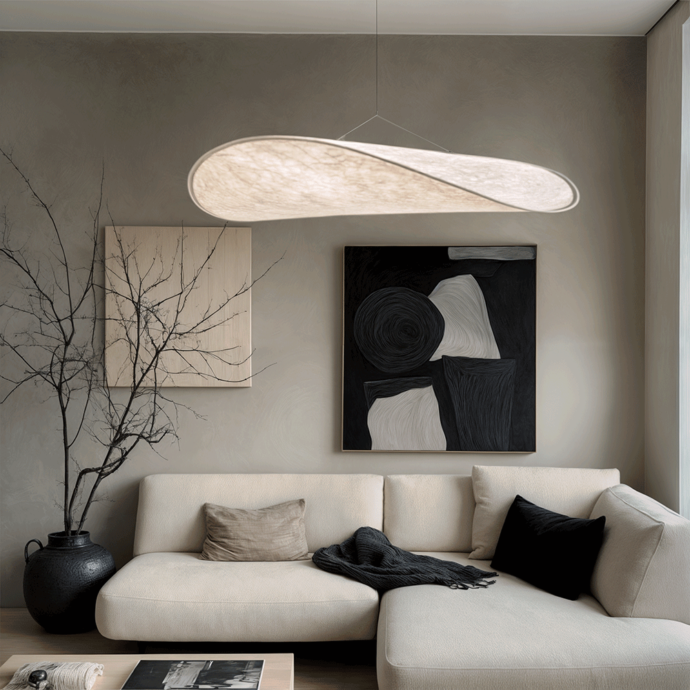 Luxora Leaf Pendant Light for Stylish Living Areas