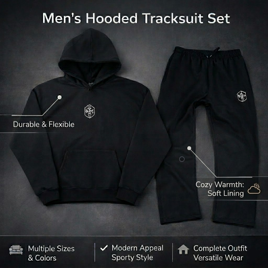 Ultimate Comfort Hooded Jumpsuit for Men