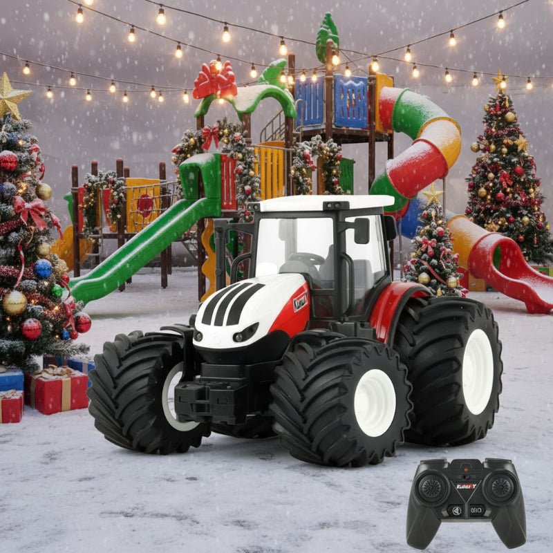 FarmMaster 1:24 Remote-Controlled Tractor Trailer with Lights
