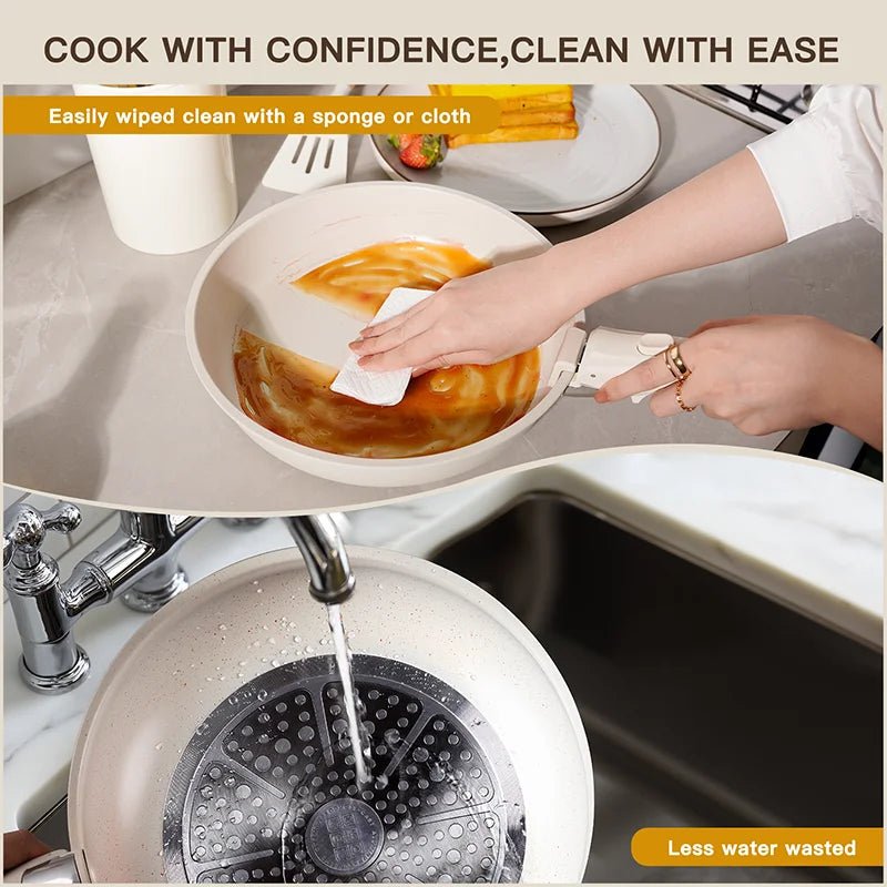 Effortless Cooking 21-Piece Nonstick Ceramic Cookware Set