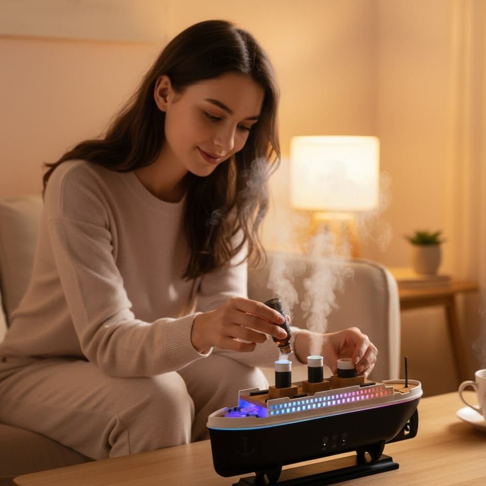 SereneOcean Floating Jellyfish Humidifier for Peaceful Spaces