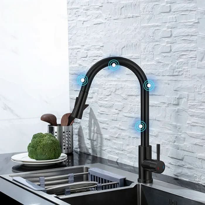 PrecisionFlow Touchless Kitchen Faucet with Retractable Spout
